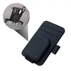 GENERICO - Soporte Estuche Para Lentes Gafas De Sol Para Visera Auto Clip