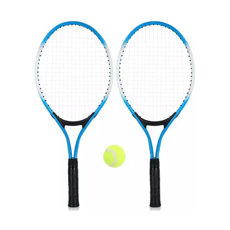 GENERICO - 2 X Raquetas Tenis De 52 Cms Con Bolso De Transporte