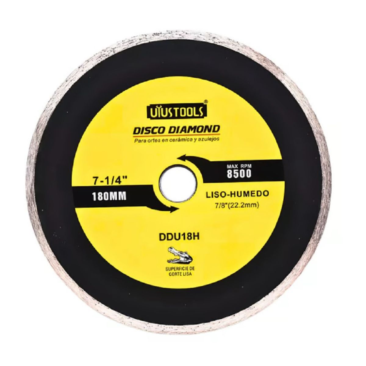 UYUSTOOL - DISCO DIAMANTADO LISO 180 mm DDU18H UYUSTOOLS.
