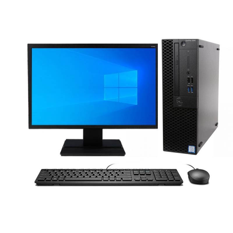 DELL - KIT MONITOR + PC DELL Optiplex 3060 SFF (i5-8va 16GB 512GB SSD)  Reacondicionado