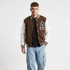 D'JOE - Chaqueta Poleron Universitaria Hombre Nigeria