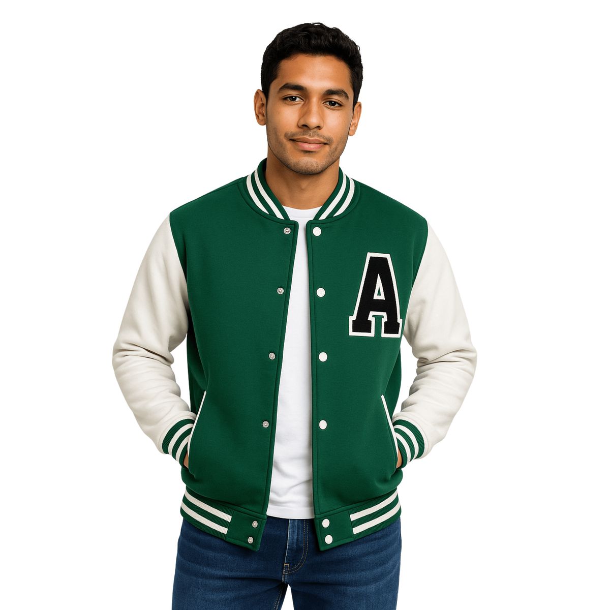 D'JOE - Chaqueta Poleron Universitaria Hombre Nigeria