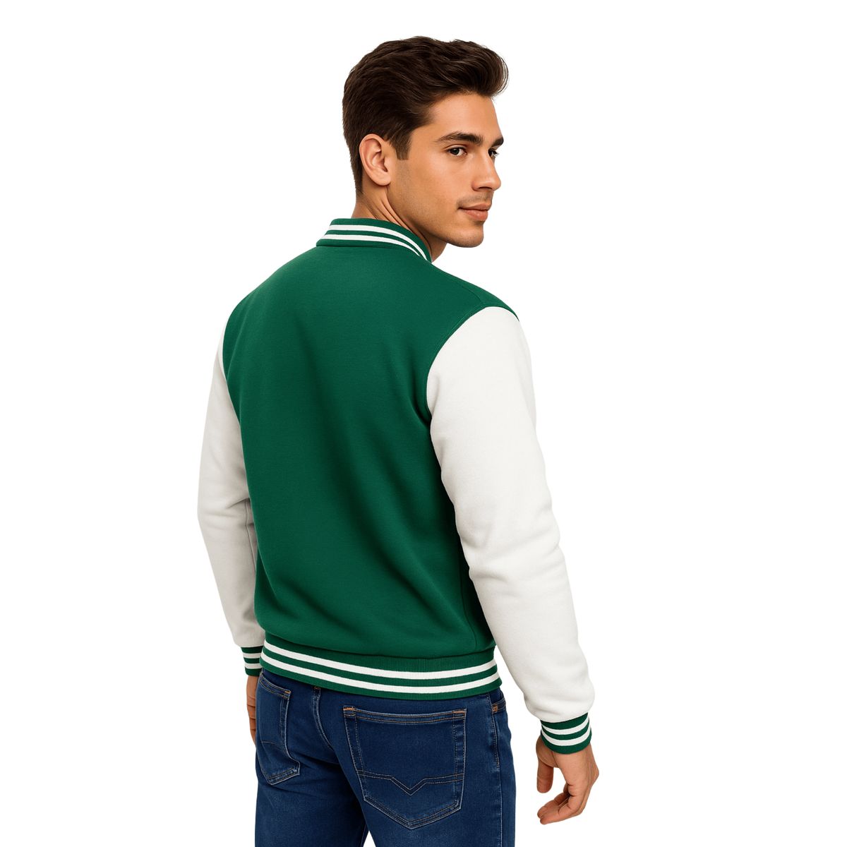 D'JOE - Chaqueta Poleron Universitaria Hombre Nigeria