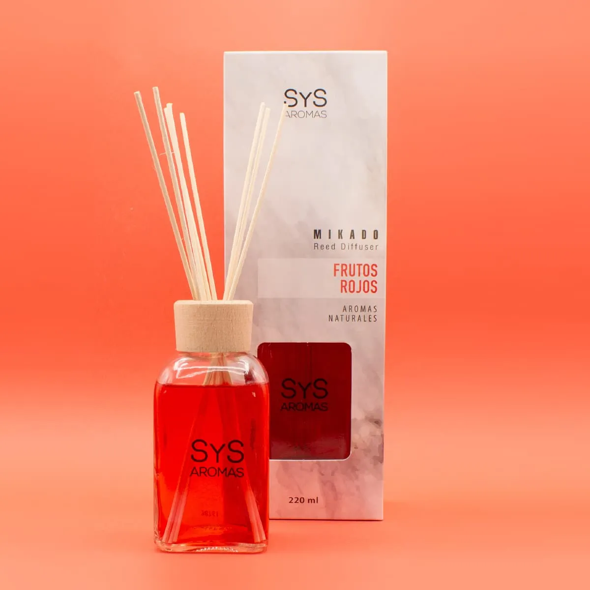 SYS - Sys Mikado Ambientador Difusor Varillas De Ratan 220 Ml