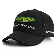 BOSS - Gorro Formula 1 Oficial Aston Martin Negro 2025