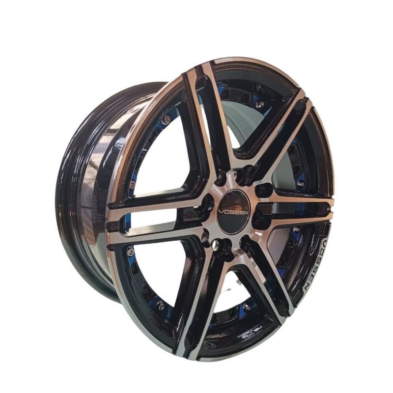GENERICO - Juego de Llantas 13x6 4x1004x1143 Et25 BM BLUE UCR H2747