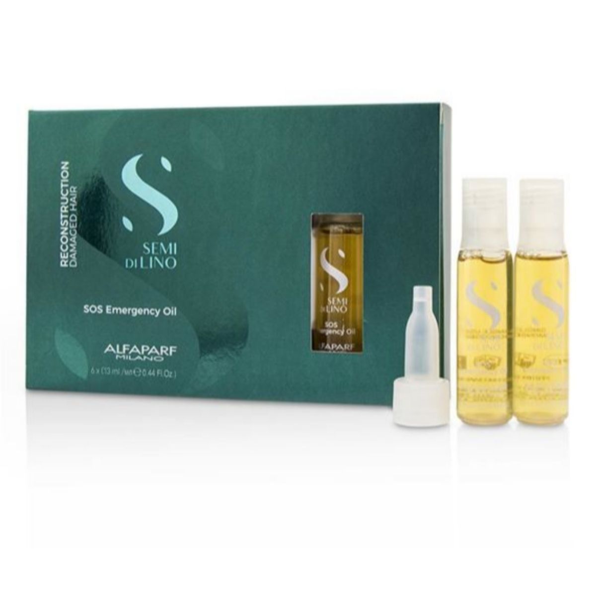 ALFAPARF MILANO - Ampollas SOS Emergency Oil Reconstrucción Pack x6 Alfaparf