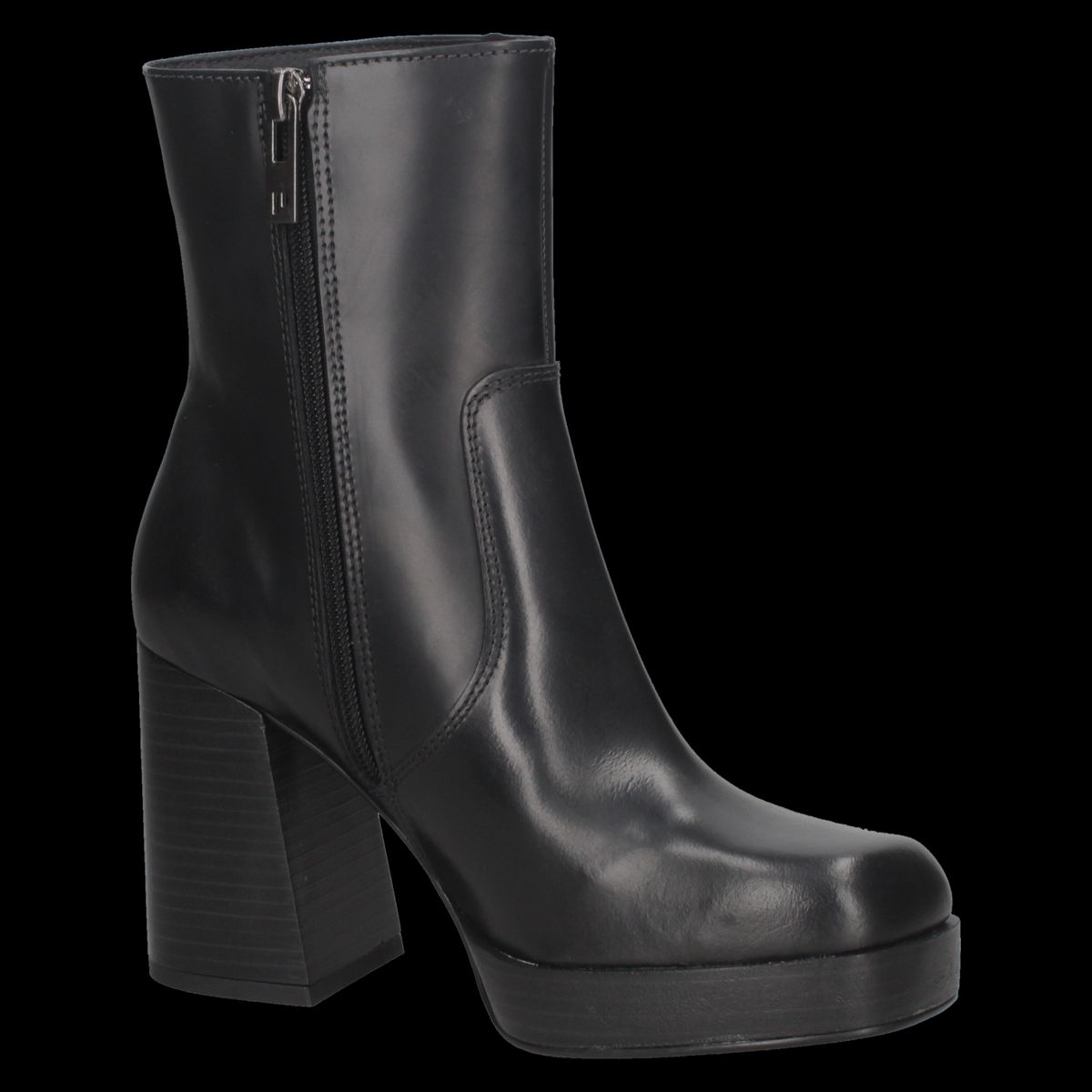 POLLINI - Botín Casual Mujer Negro Pollini