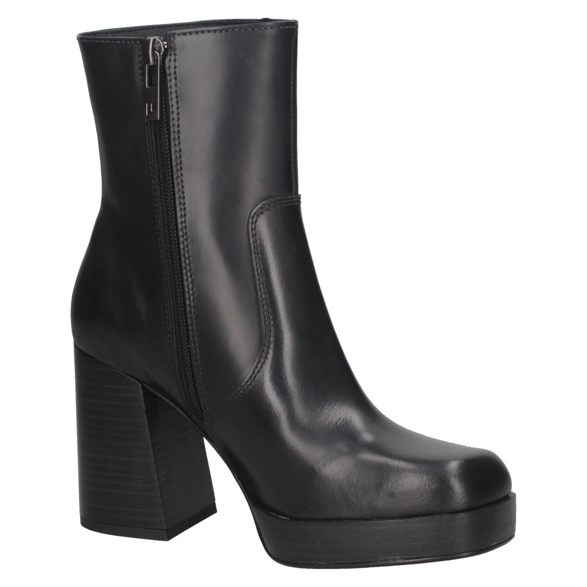 POLLINI - Botín Casual Mujer Negro Pollini