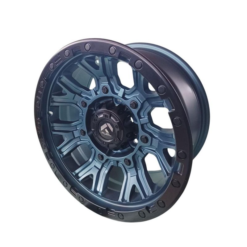 GENERICO - Juego de Llantas 16x8 6x1397 Et0 matt blue lip MB 1744