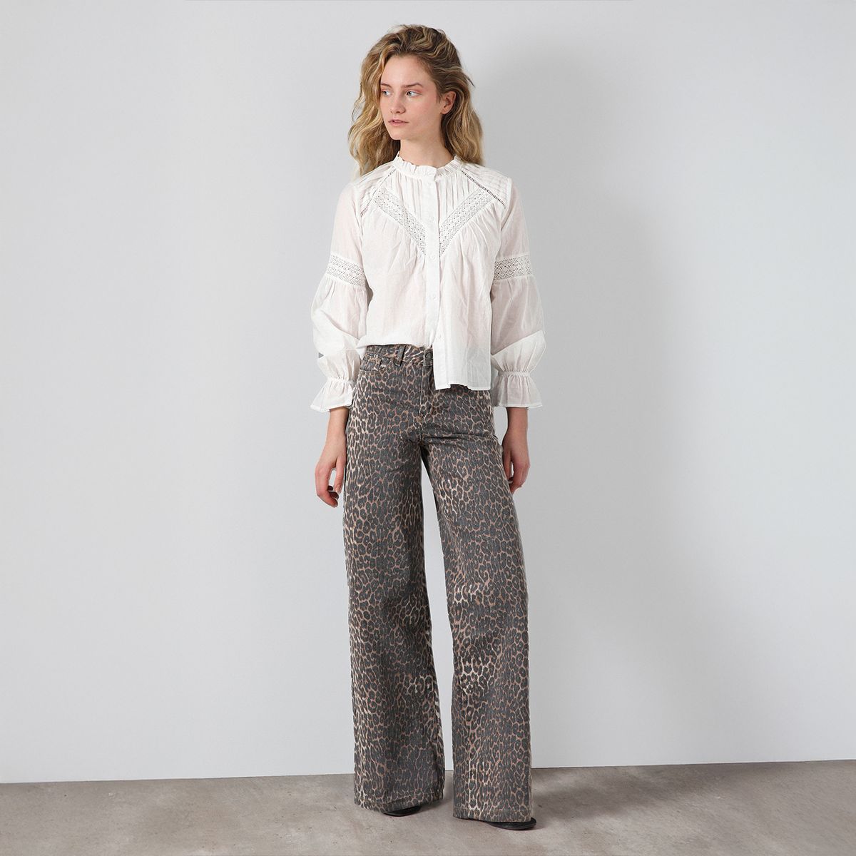 RAINDOOR - Pantalón Animal Print Straight Mujer Raindoor