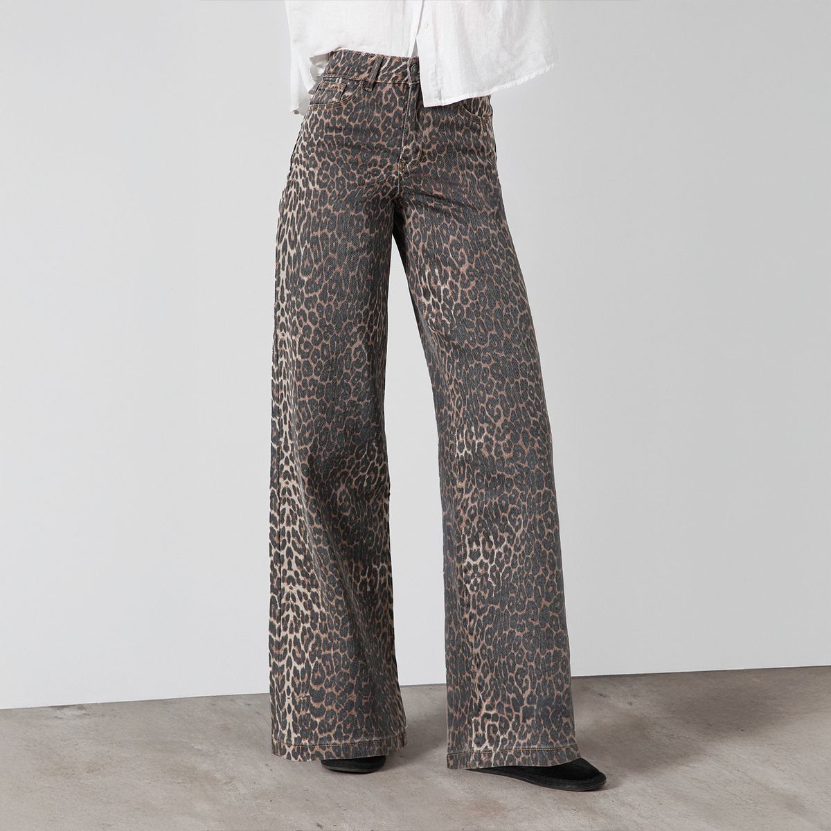 RAINDOOR - Pantalón Animal Print Straight Mujer Raindoor