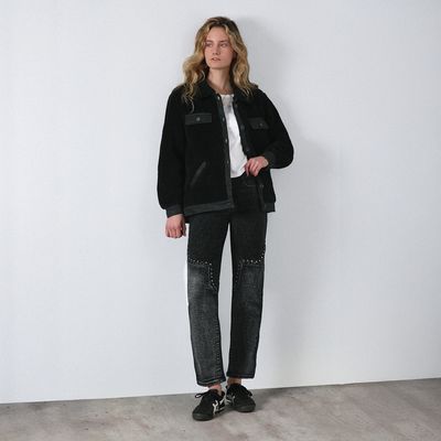 Imagen 1 del producto Pantalón Mom Slim Nuria Negro R Mujer