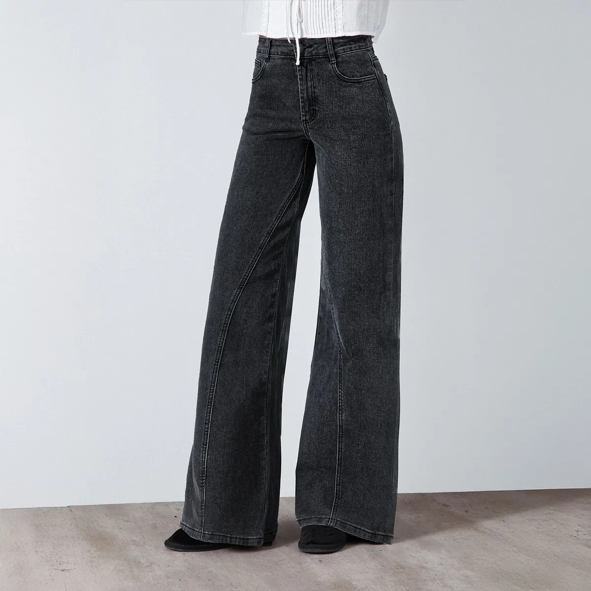 RAINDOOR - Pantalón Corte Entrepierna R Extra Wide Leg Mujer Raindoor