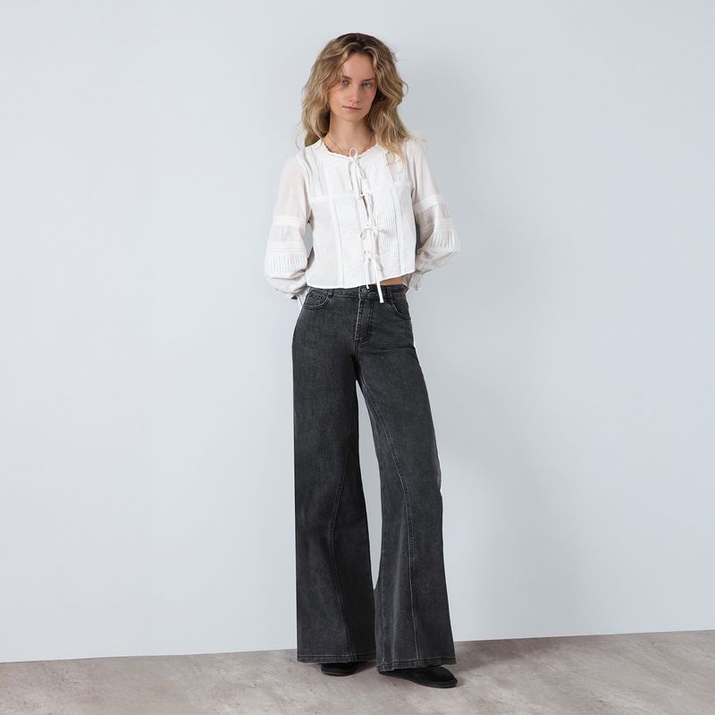 RAINDOOR - Pantalón Corte Entrepierna R Extra Wide Leg Mujer Raindoor