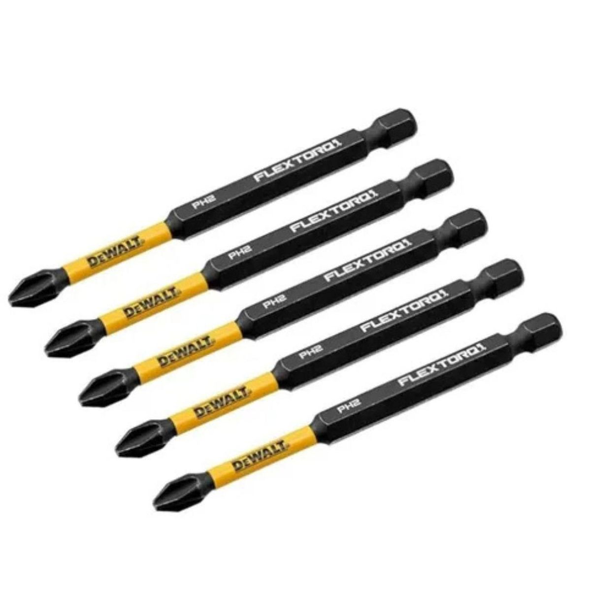 DEWALT - Set 5 Puntas de Impacto Dewalt Flextorq Ph2 X 3.1/2 DWAF3PH2IR5