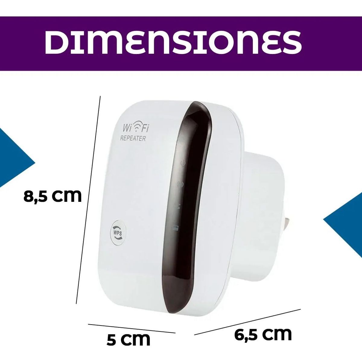 MOVI - Amplificador De Señal Inalámbrico Wifi Extensor Repetidor