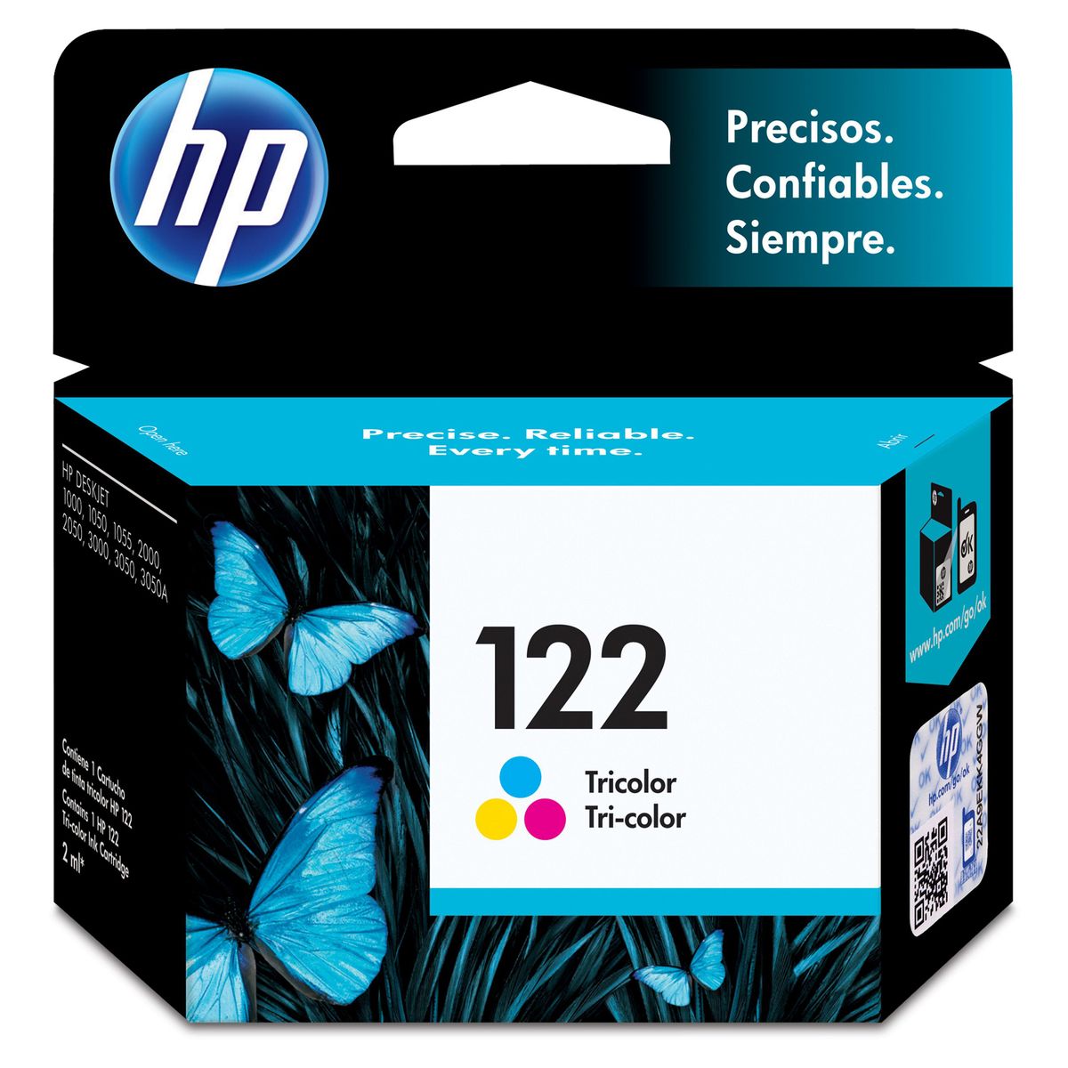 HP - Cartucho de Tinta HP 122 Tricolor Original