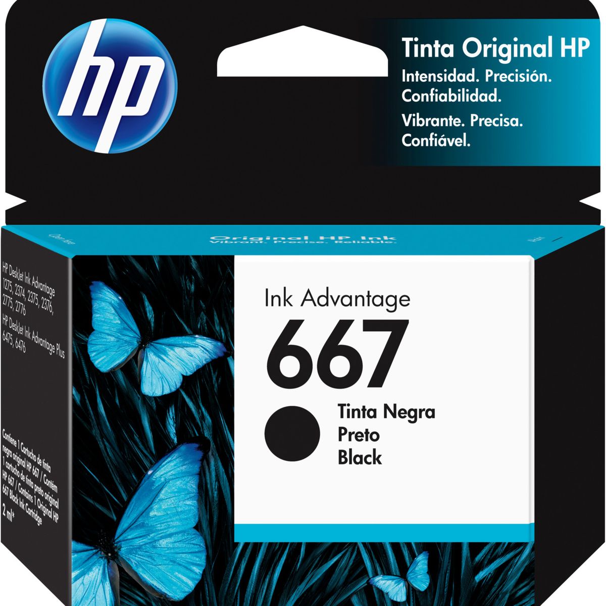 HP - Pack tintas HP 667 Negra + 667 Tricolor