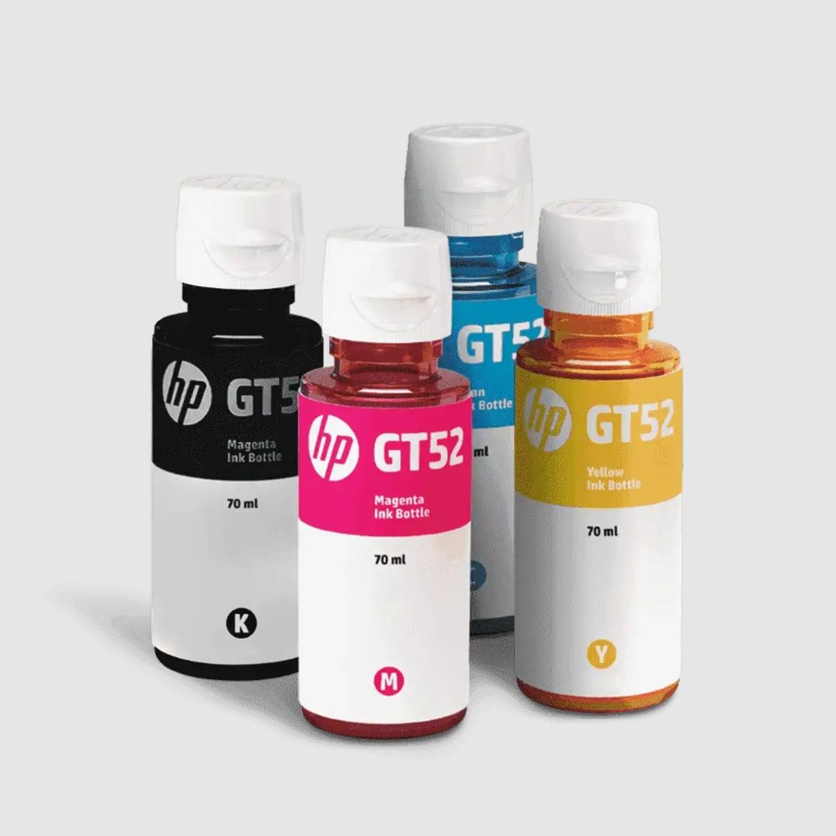 HP - Pack Tinta Hp Gt53 Negro Gt52 Cian Amarillo Y Magenta