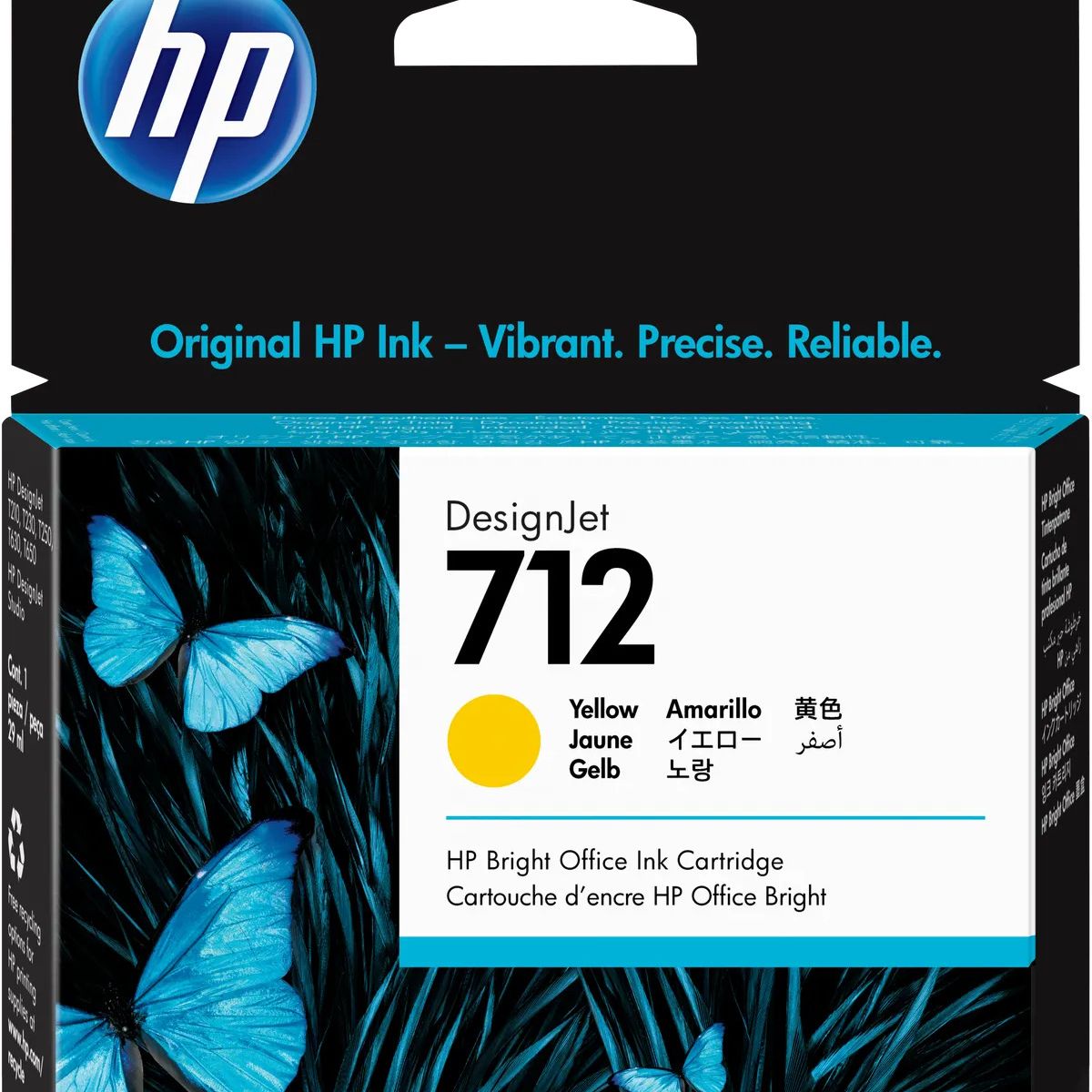 HP - Cartucho de Tinta HP 712 Amarillo DesignJet Original