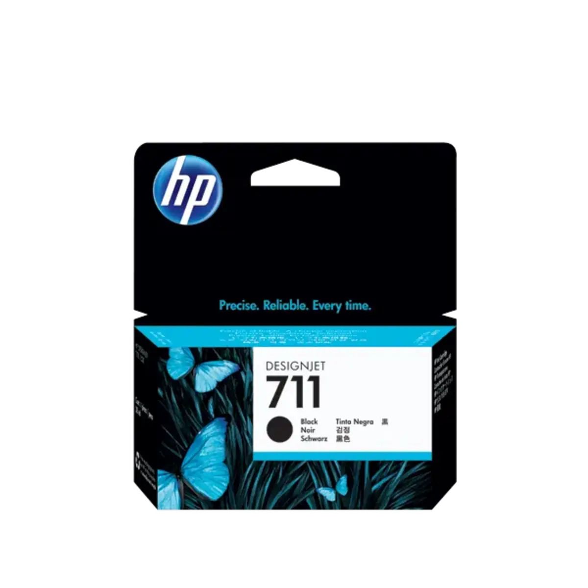 HP - Cartucho de Tinta HP 711 Negro DesignJet de 38 ml