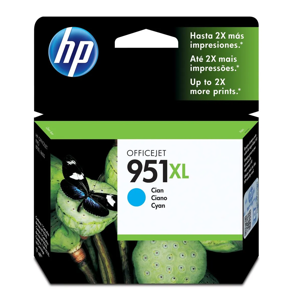 HP - Cartucho de tinta HP 951XL Cian Original CN046AL