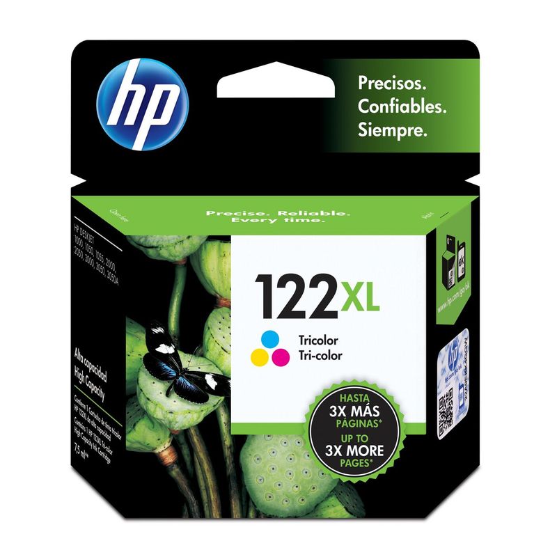 HP - Cartucho de tinta HP 122XL Tricolor Original