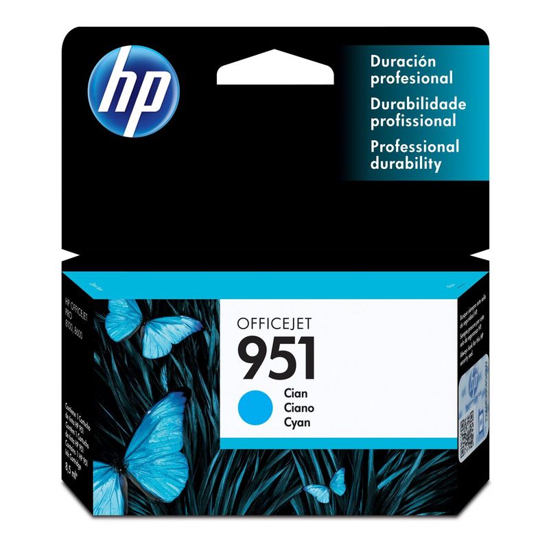 HP - Cartucho de tinta HP 951 Cian Original