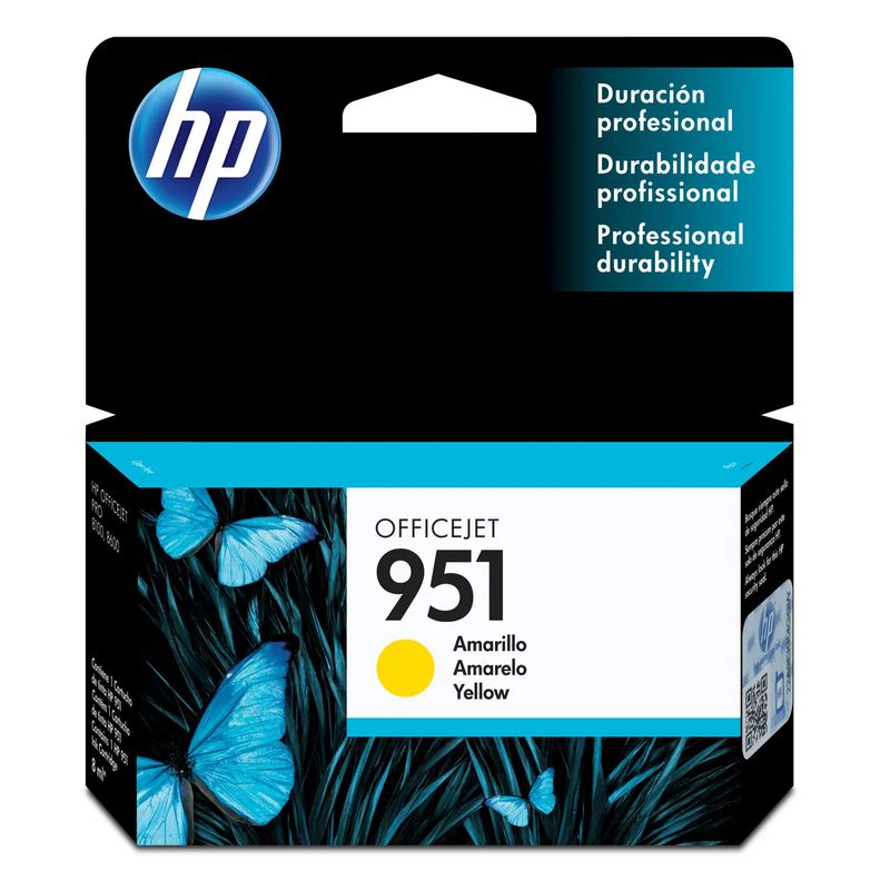 HP - Cartucho de tinta HP 951 Amarillo Original