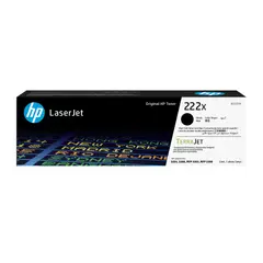 HP - Cartucho de Tóner LaserJet 222X Negro