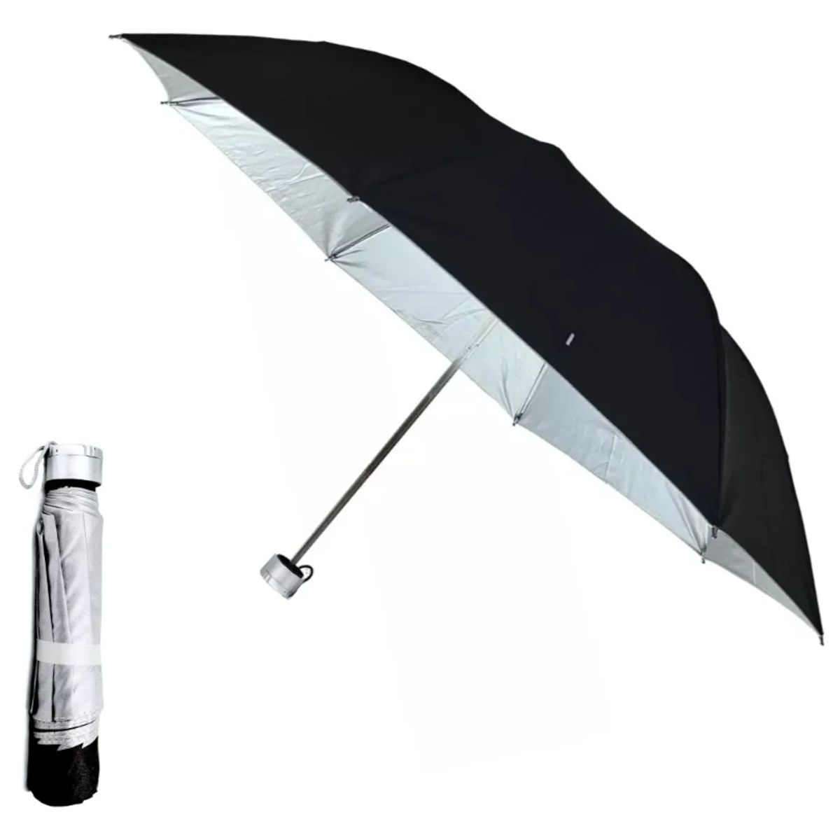 GENERICO - Paragua Sombrilla Para Lluvia Paragua De Cartera Con Estuche