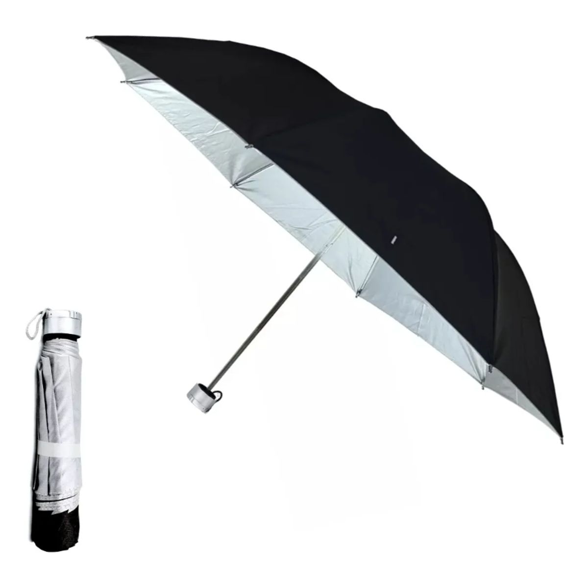 GENERICO - Paragua Sombrilla Para Lluvia Paragua De Cartera Con Estuche