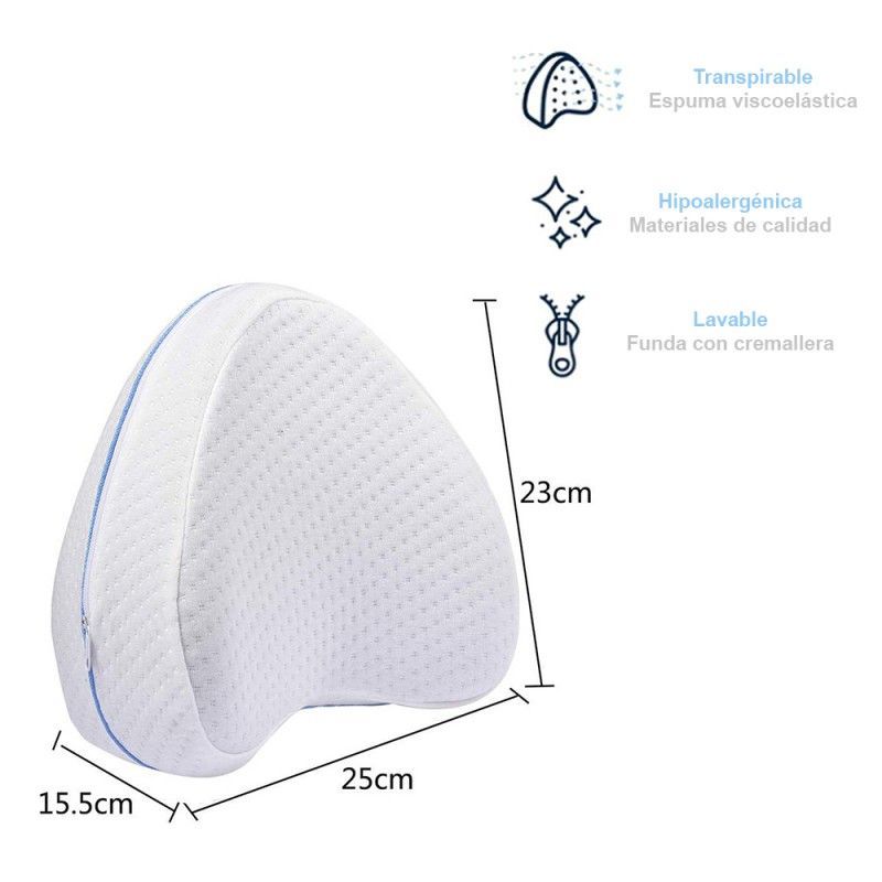 MOVI - Almohada Ergonómica para piernas y rodillas cojín ortopédico