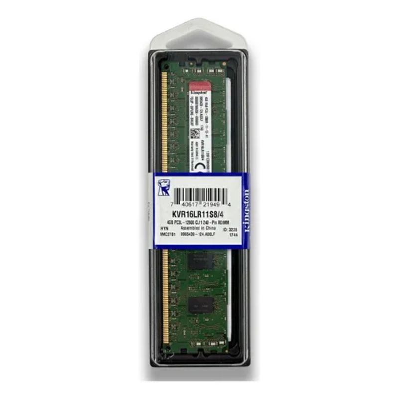 KINGSTON - Memoria RAM ValueRAM 4GB PC3L-12800 CL11 Kingston KVR16LR11S8L4
