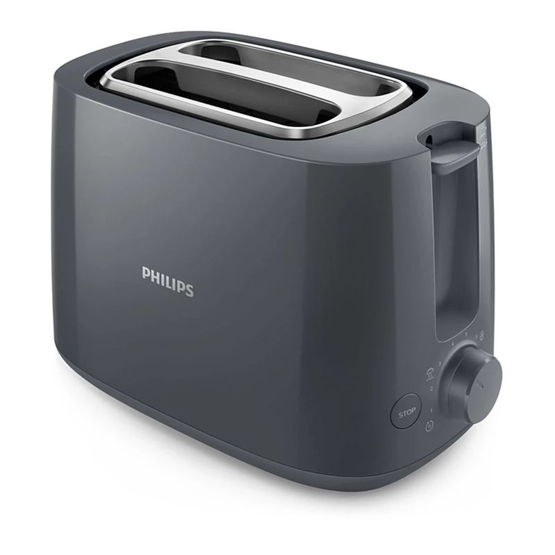 PHILIPS - Tostador Eléctrico Philips HD-2581 8 Ajustes Negro