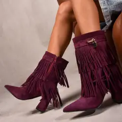ANNY OUTFITS - Arvok Gamuza Burdeos