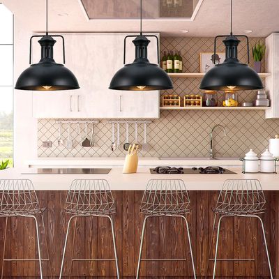 Imagen 2 del producto Lampara Colgante Industrial Campana Vintage 30cm