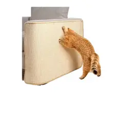 GENERICO - Rascador para Gatos Tipo Alfombra Sisal Trilipet - Café claro