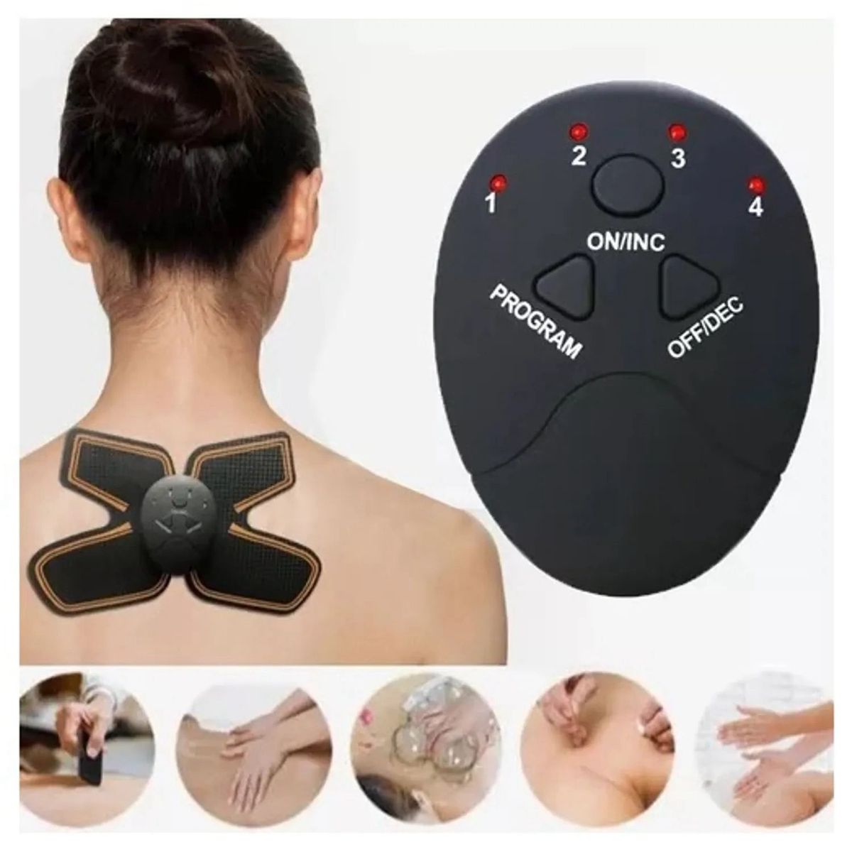 MOVI - Electroestimulador 5 En 1: Tonifica Y Fortalece Tus Músculos