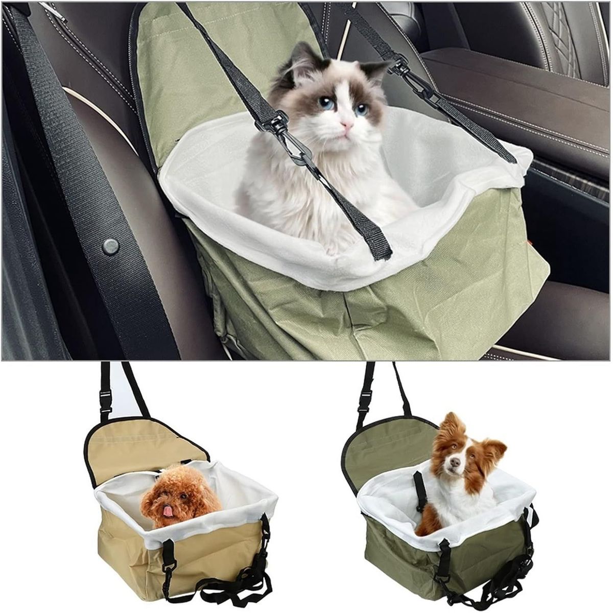 MOVI - Asiento de auto plegable para mascotas