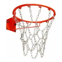 JUGUETON - Red Basketball Cadena Acero Inoxidable 12 Bucles