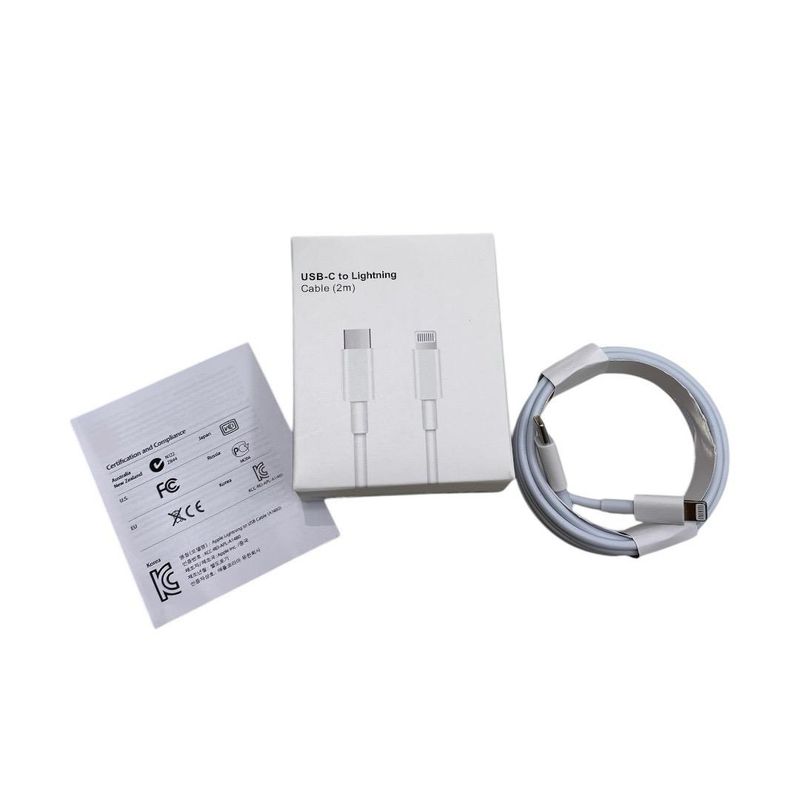GENERICO - Cable para telefono lightning a tipo-c carga rapida 2 METROS