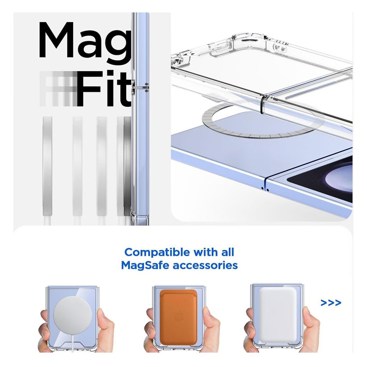 BELKRA - Carcasa Para Samsung Z Flip 6 Magnetica Magsafe