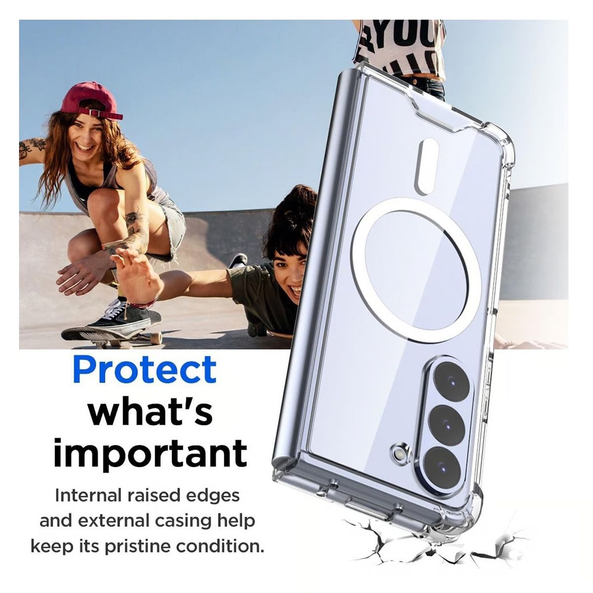 BELKRA - Carcasa Para Samsung Z Fold 6 Magnetica Magsafe