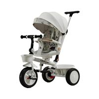 Triciclo 360° Multiposiciones con Mesita Blanco