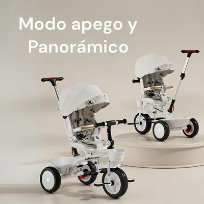 Imagen 2 del producto Triciclo 360° Multiposiciones con Mesita Blanco