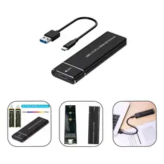 GENERICO - Cofre Caja Externa Case Ssd Disco Solido Usb 31 Nvme M2 M2 10gbps Usb C
