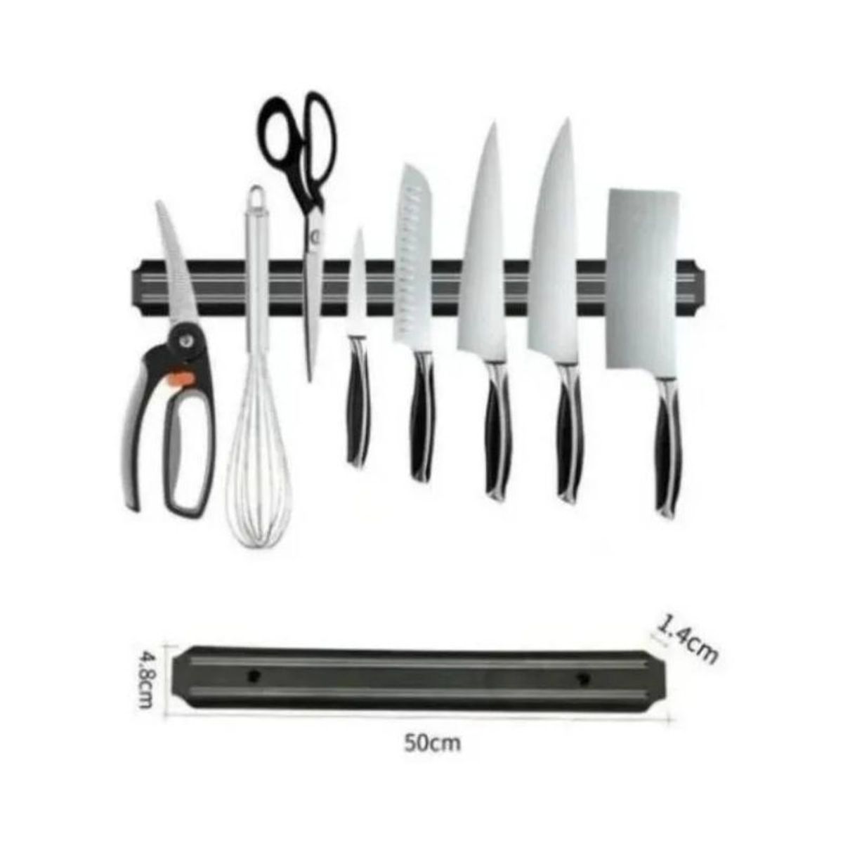 MOVI - Barra Magnética Organizador de Cuchillos y Herramientas 50cm
