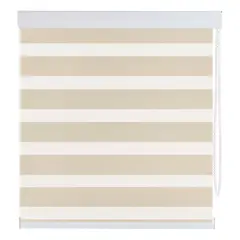 SUPERCENTER - Cortina Roller Velo Liso 2 Paños 120 X 200 Cm Beige